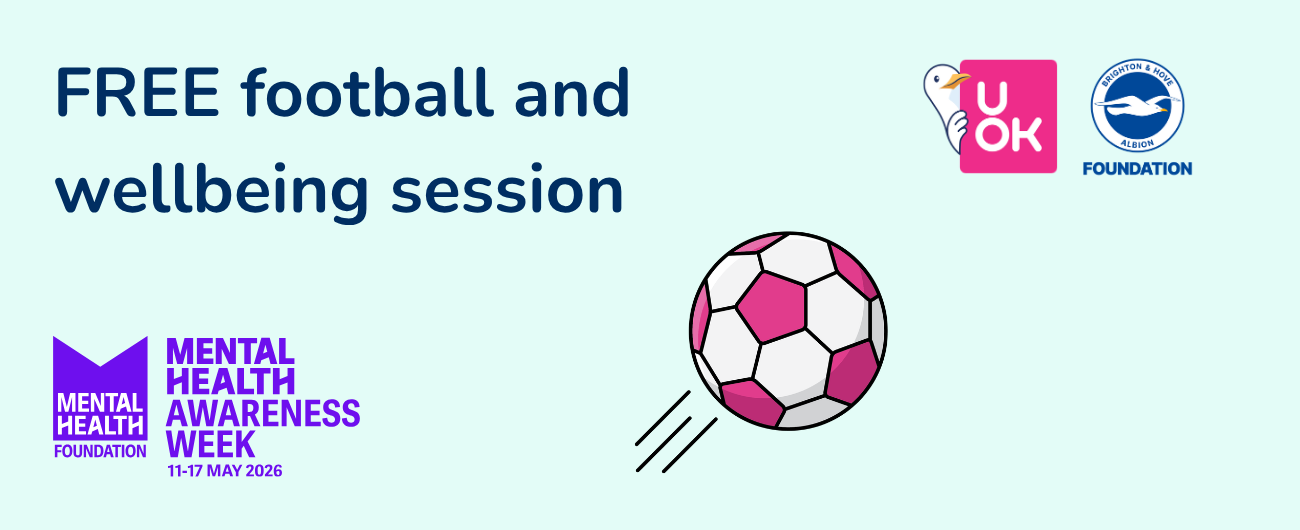 Join us for football, movement and good company this Mental Health Awareness Week